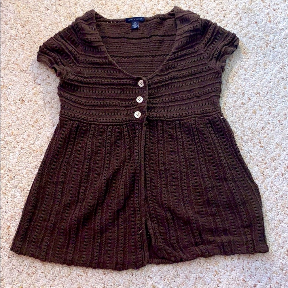 Dark Dirt Brown Cardigan
